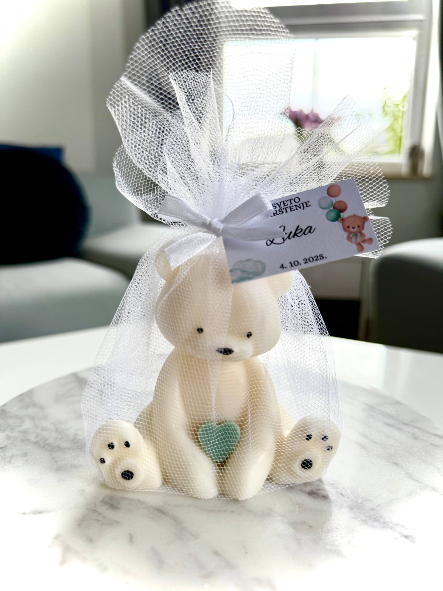 Teddy XXL svijeća, fotografija 2